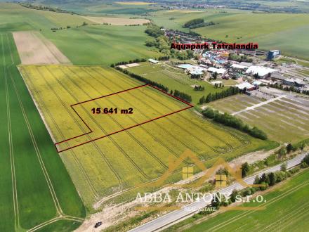 Exkluzívna stavebná parcela susediaca s Aquaparkom Tatralandia  